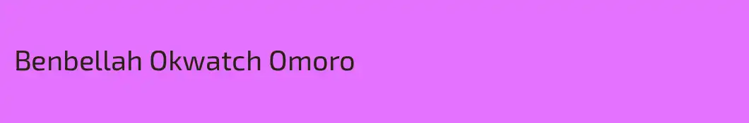 Benbellah Okwatch Omoro